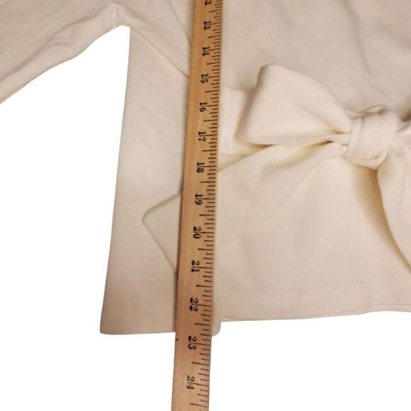 ZARA Join Life Cream Tie Back Top Women's Size M NWT - Picture 7 of 8